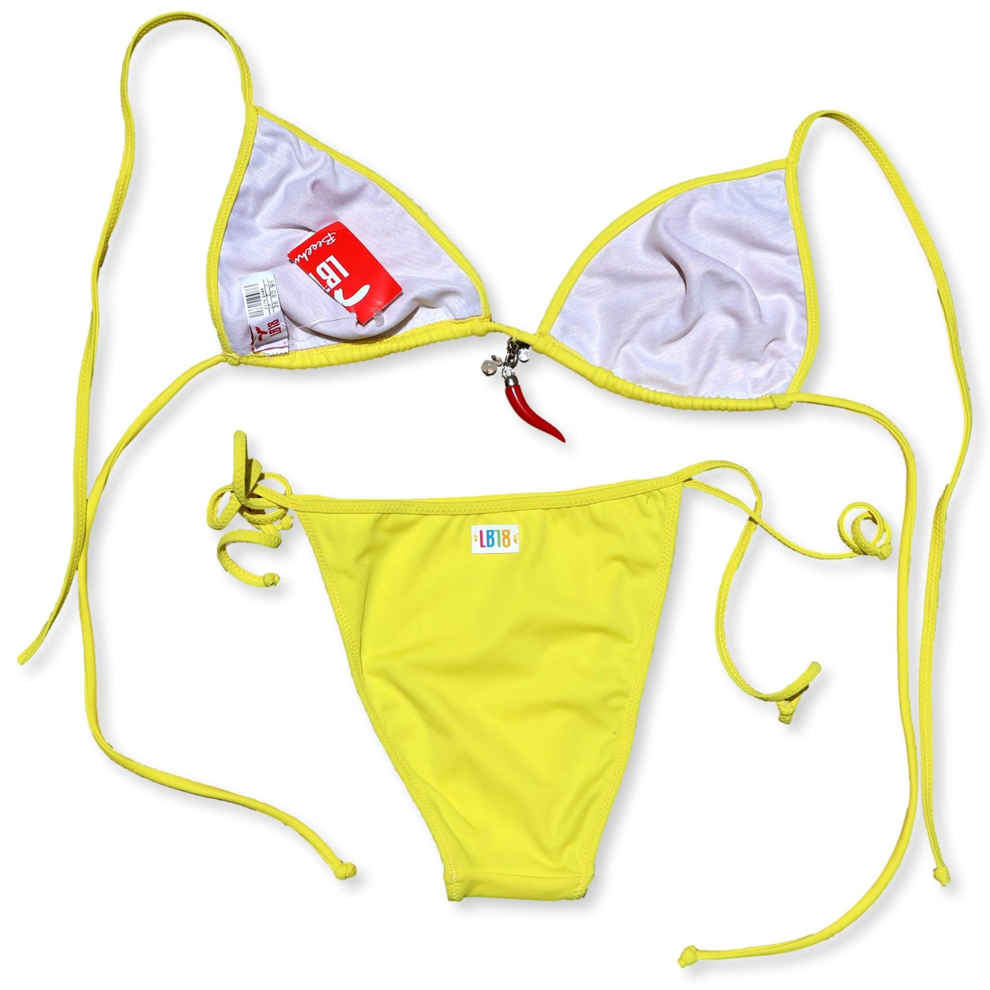 Chilli Cleavage Charm Yellow bikini, s