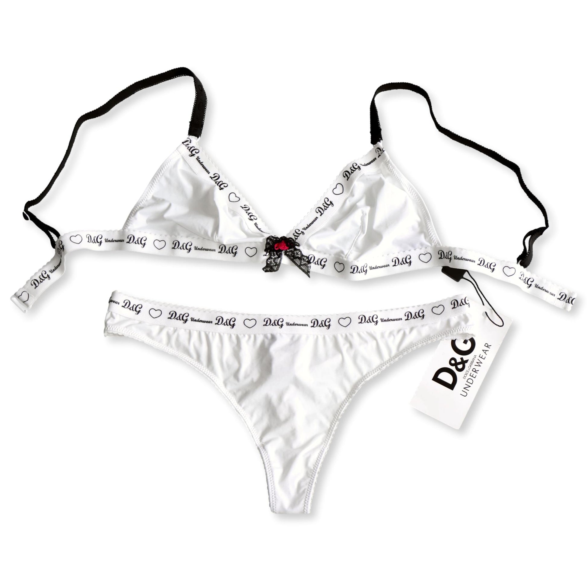 Dolce & Gabbana Underwear set, bralette and thong, xs