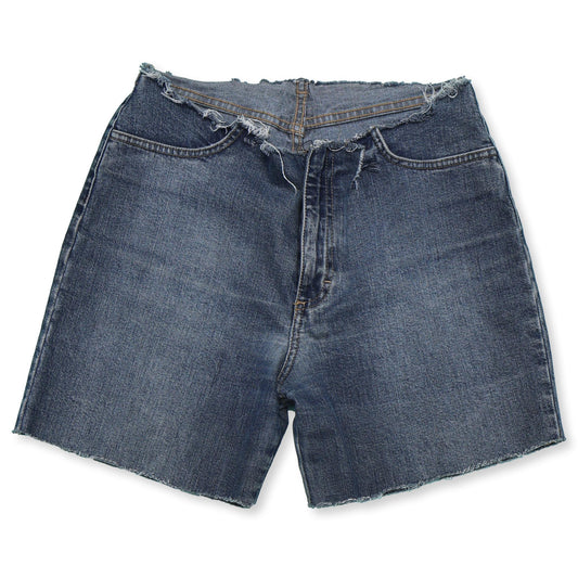 Julia Fox denim short shorts