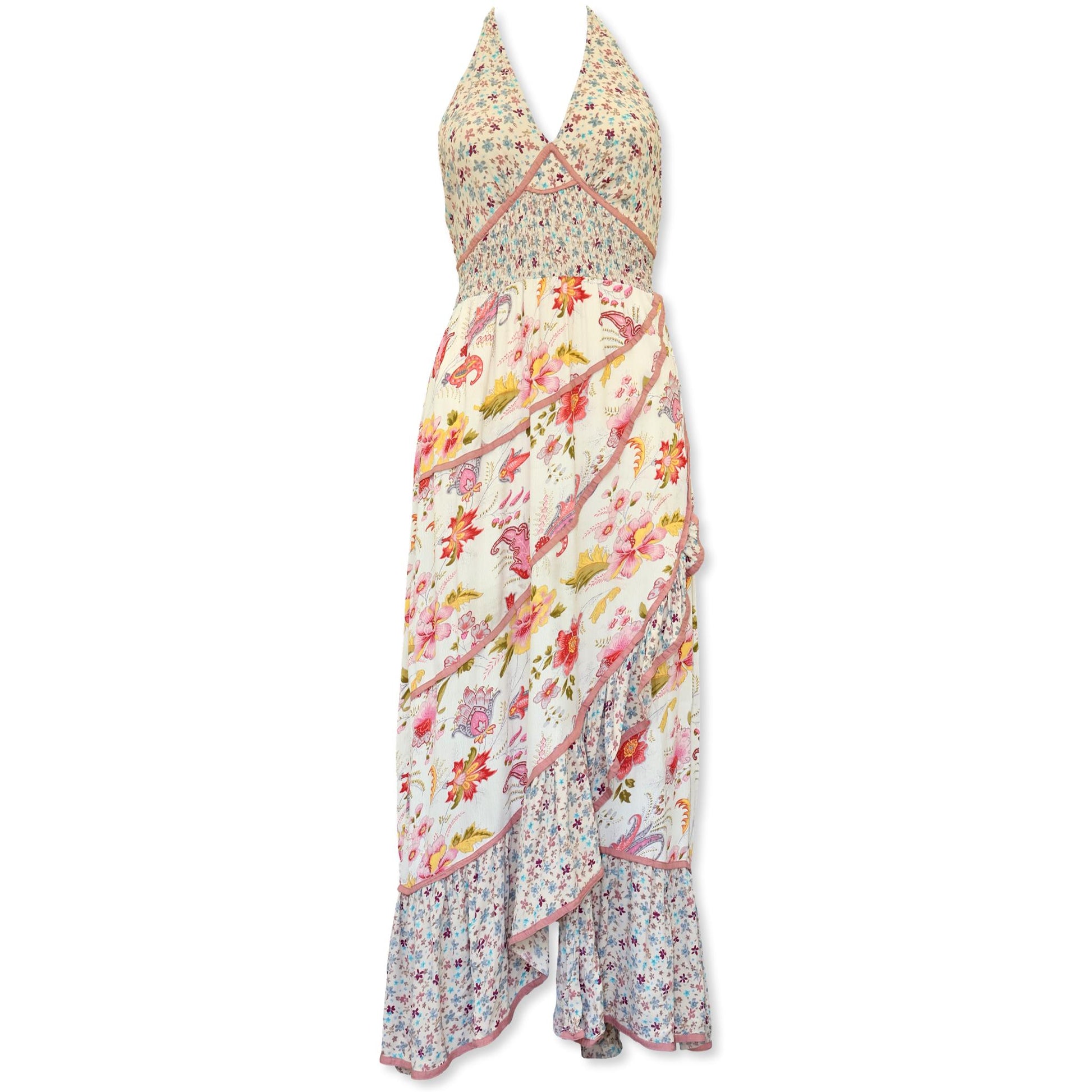 Vintage boho maxi dress