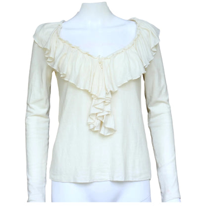 Vintage ralph lauren cream cotton top